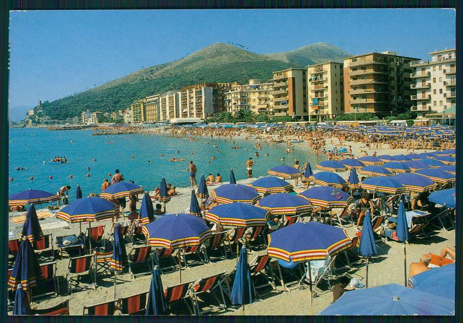 Savona Borghetto Santo Spirito Spiaggia FG cartolina MZ4876 – fronte
