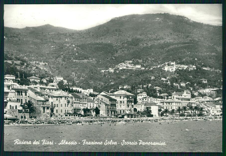 Savona Alassio Frazione Solva Foto FG cartolina MZ4878 – fronte