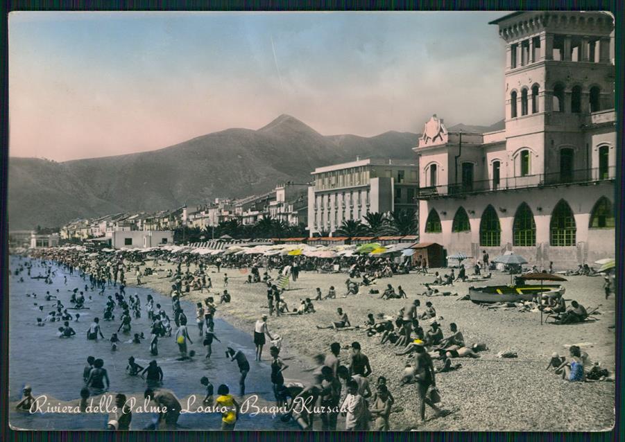 Savona Loano Bagni Kursaal Foto FG cartolina MZ4883 – fronte