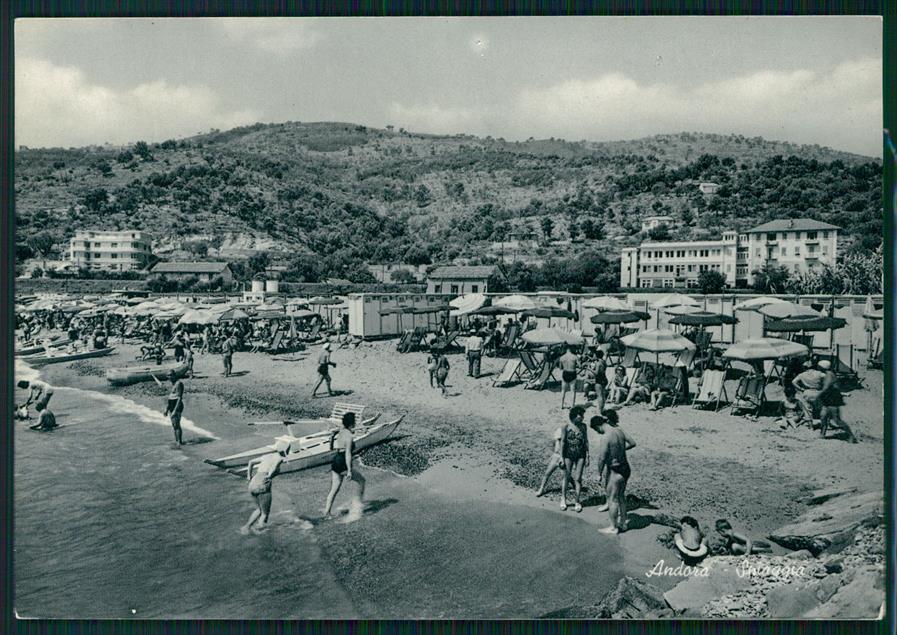 Savona Andora Spiaggia Foto FG cartolina MZ4901 – fronte