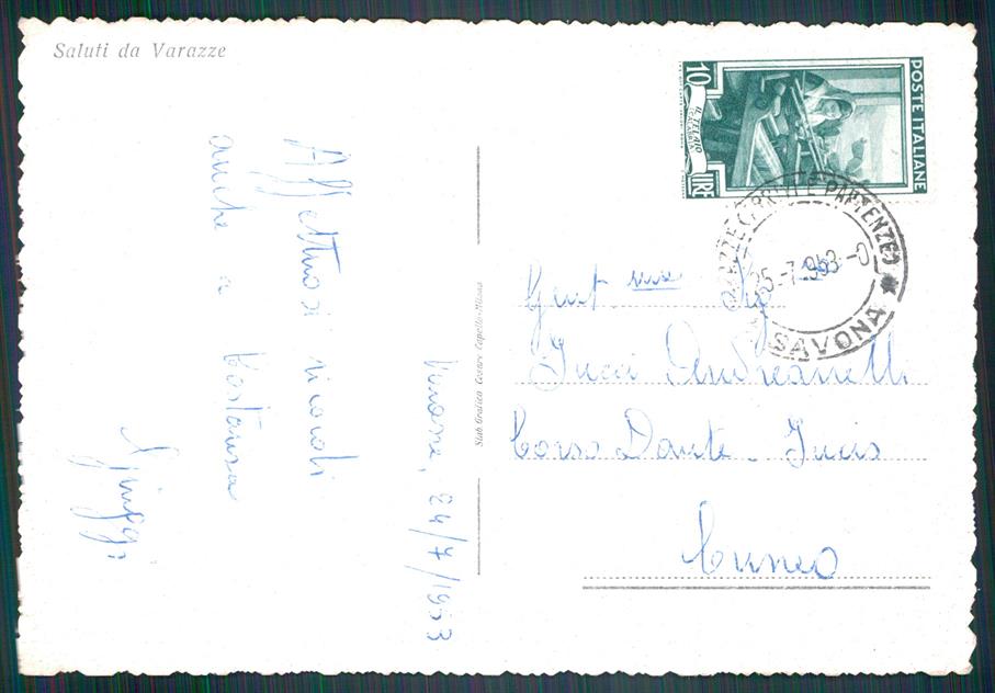 Savona Varazze Kursaal Margherita Auto FG cartolina MZ4903 – retro