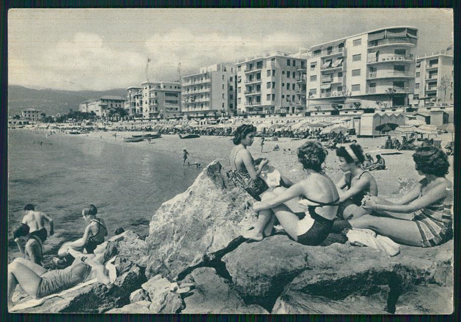 Savona Spotorno Spiaggia FG cartolina MZ4906 – fronte
