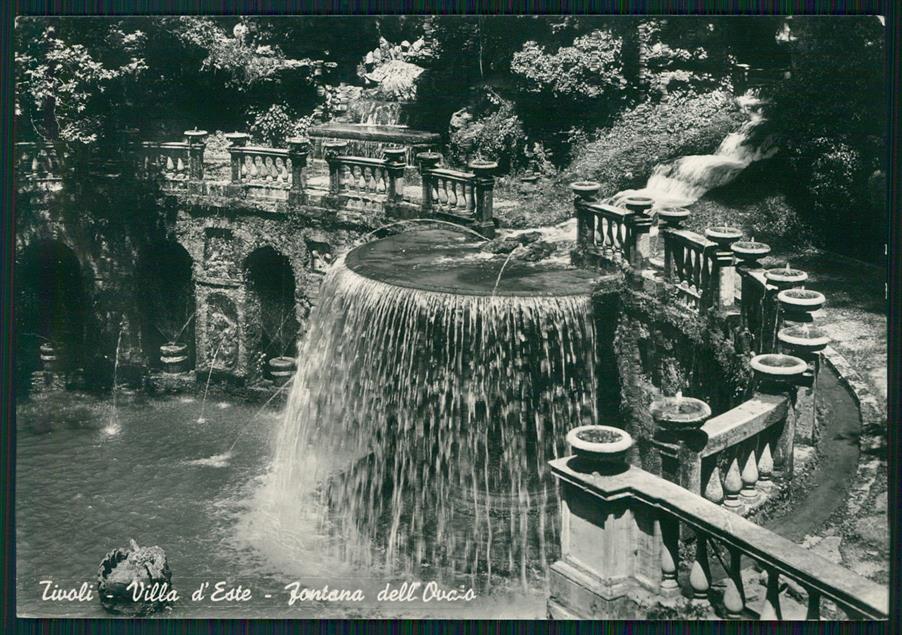 Roma Tivoli Villa d'Este Fontana dell'Ovato Foto FG cartolina MZ4922 – fronte