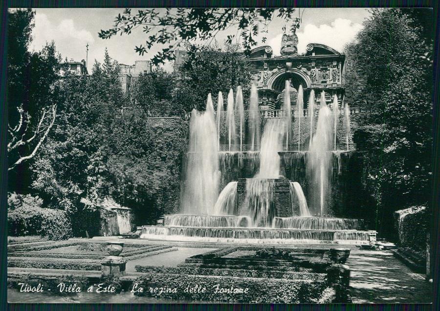 Roma Tivoli Villa d'Este La Regina delle Fontane Foto FG cartolina MZ4923 – fronte