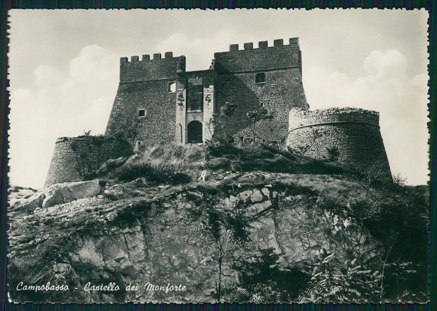 Campobasso città Castello di Monforte Foto FG cartolina MZ4925 – fronte