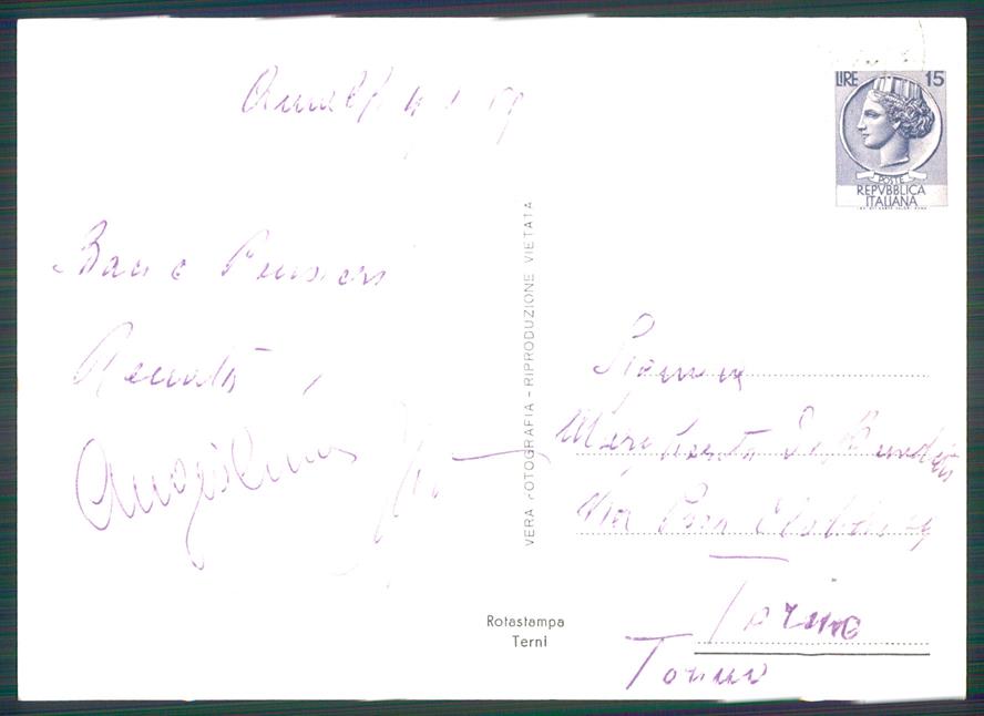Salerno Amalfi Cattedrale Foto FG cartolina MZ4926 – retro