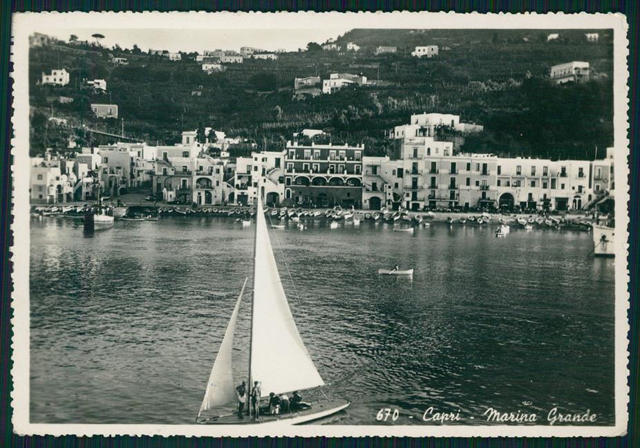 Napoli Capri Marina Grande Barca Foto FG cartolina MZ4930 – fronte