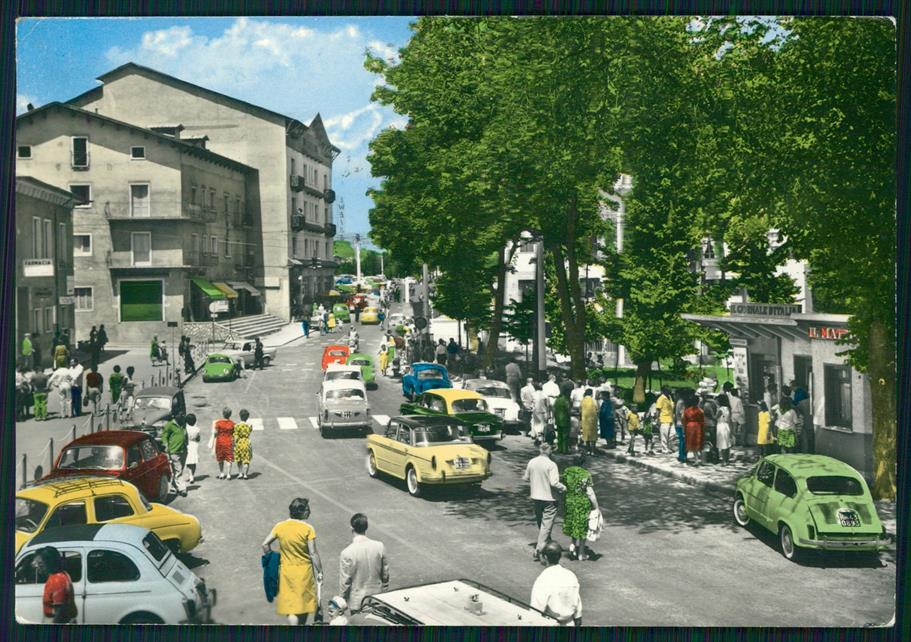 L'Aquila Roccaraso Via Roma Auto Foto FG cartolina MZ4972 – fronte