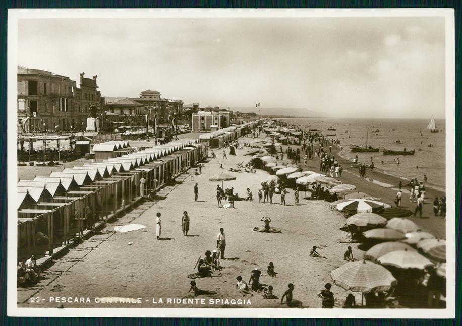 Pescara città Spiaggia Foto FG cartolina MZ4984 – fronte