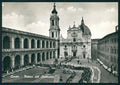 Ancona Loreto Piazza del Santuario PIEGATA Foto FG cartolina MZ4986 – fronte
