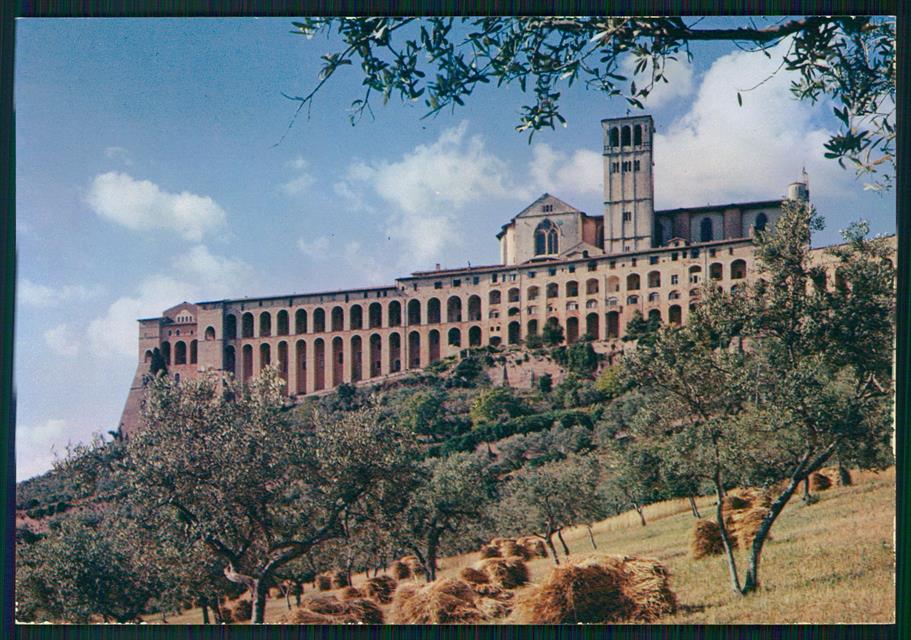 Perugia Assisi Sacro Convento di San Francesco Foto FG cartolina MZ5012 – fronte