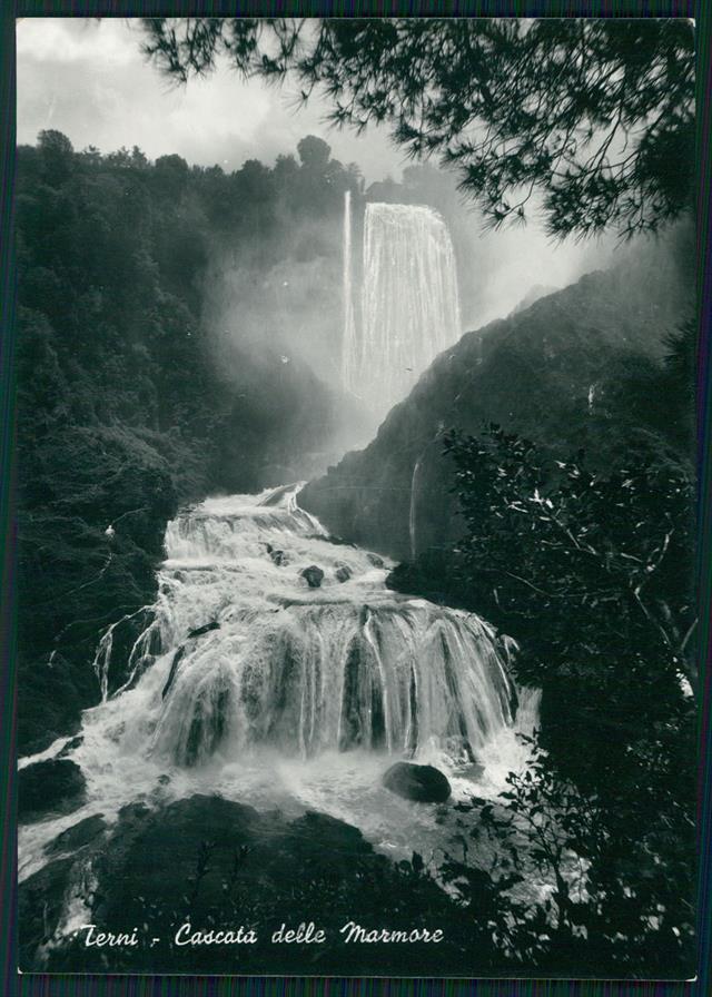 Terni città Cascata delle Marmore Foto FG cartolina MZ5017 – fronte