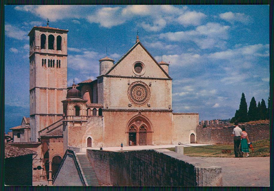 Perugia città Chiesa San Francesco FG cartolina MZ5022 – fronte