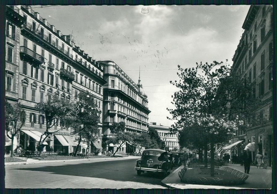 Roma città Via Veneto Auto Foto FG cartolina MZ5030 – fronte