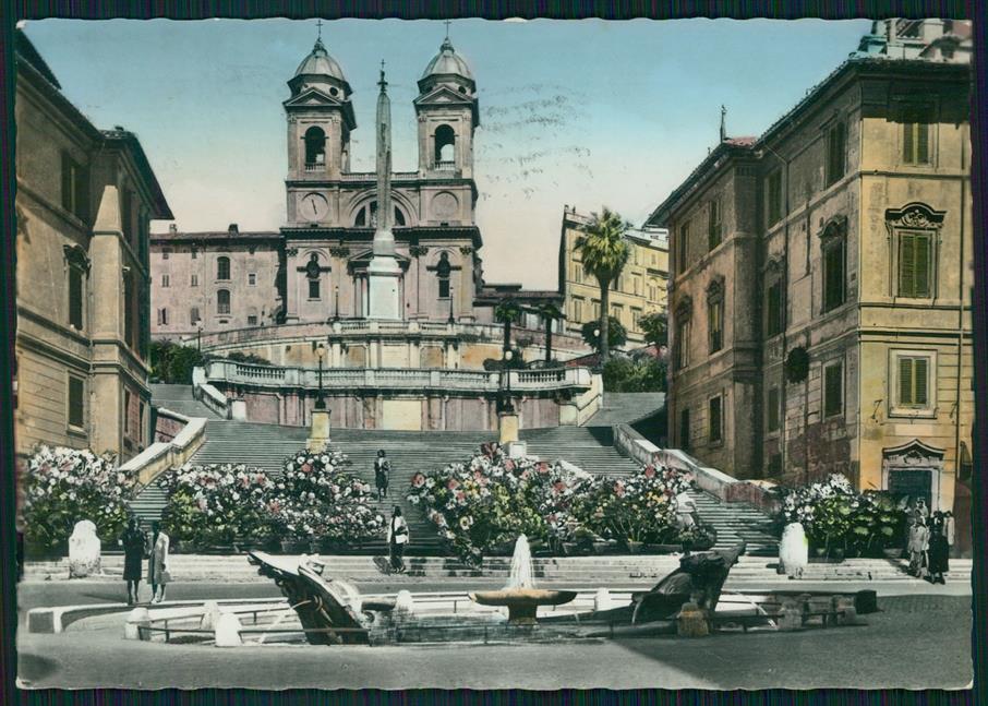 Roma città Piazza di Spagna Foto FG cartolina MZ5036 – fronte