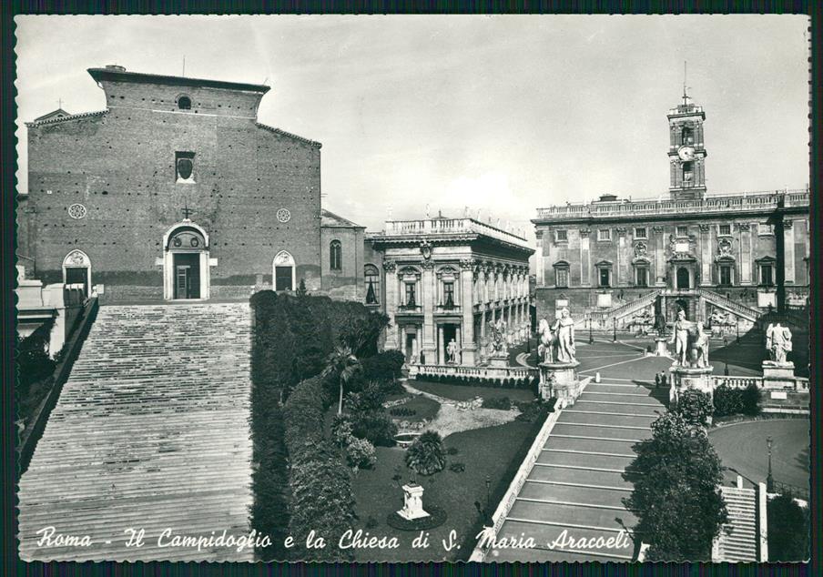 Roma città Campidoglio Chiesa Santa Maria Aracoeli Foto FG cartolina MZ5037 – fronte