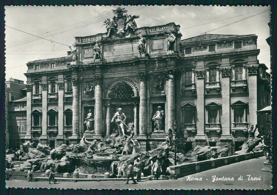 Roma città Fontana di Trevi Foto FG cartolina MZ5040 – fronte