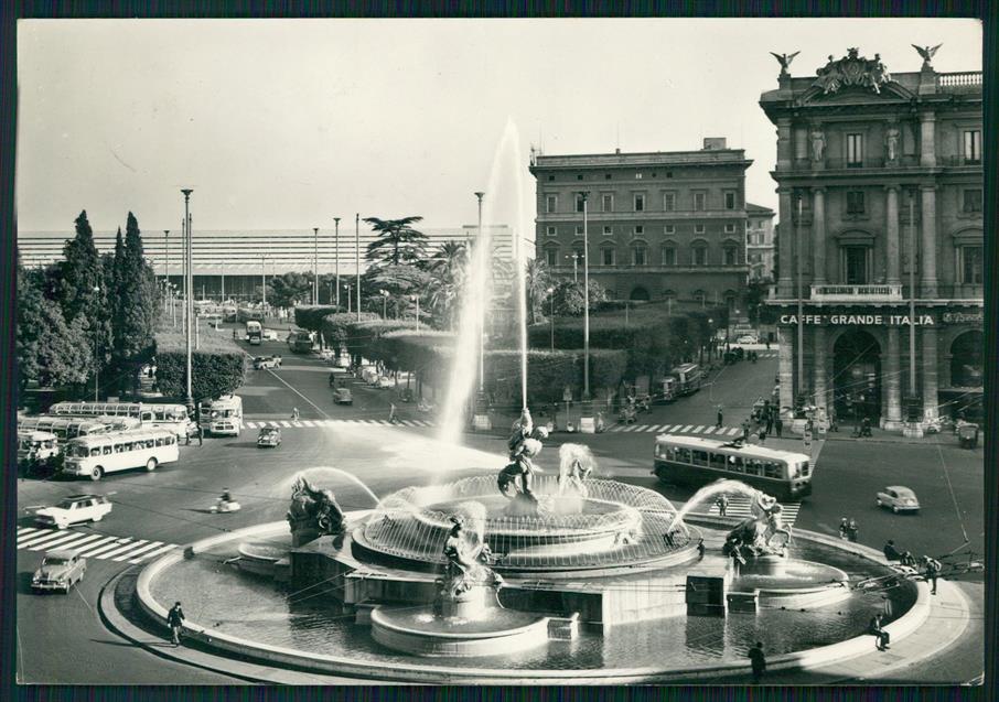 Roma città Piazza Esedra Foto FG cartolina MZ5042 – fronte