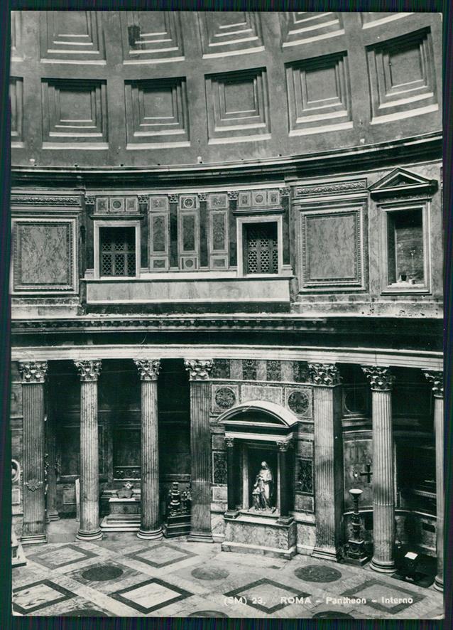 Roma città Pantheon Interno Foto FG cartolina MZ5047 – fronte
