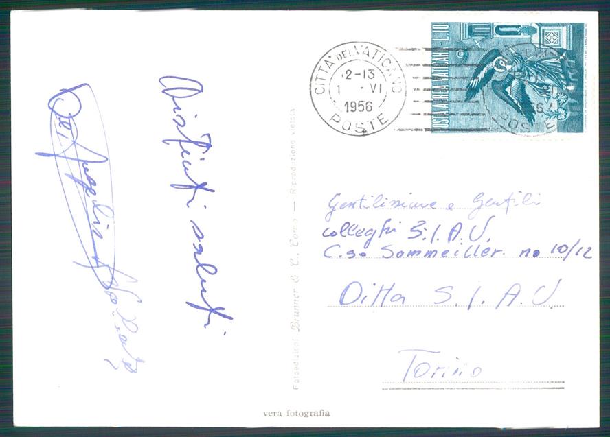 Roma città Pantheon Interno Foto FG cartolina MZ5047 – retro
