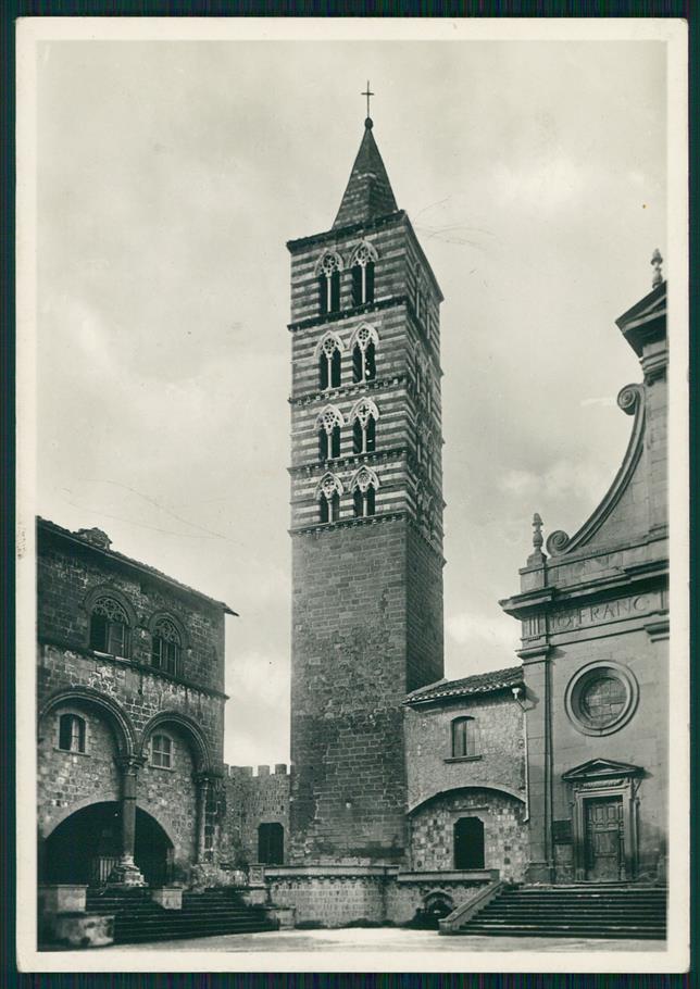 Viterbo città Piazza del Duomo Foto FG cartolina MZ5049 – fronte