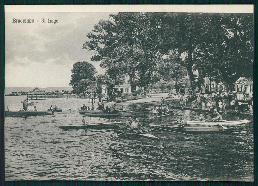 Roma Bracciano Lago di Barche FG cartolina MZ5055 – fronte