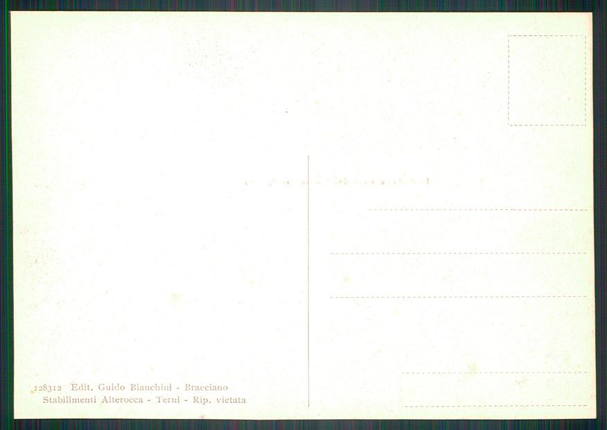 Roma Bracciano Monte Perpignano Cacciatore a Cavallo FG cartolina MZ5056 – retro