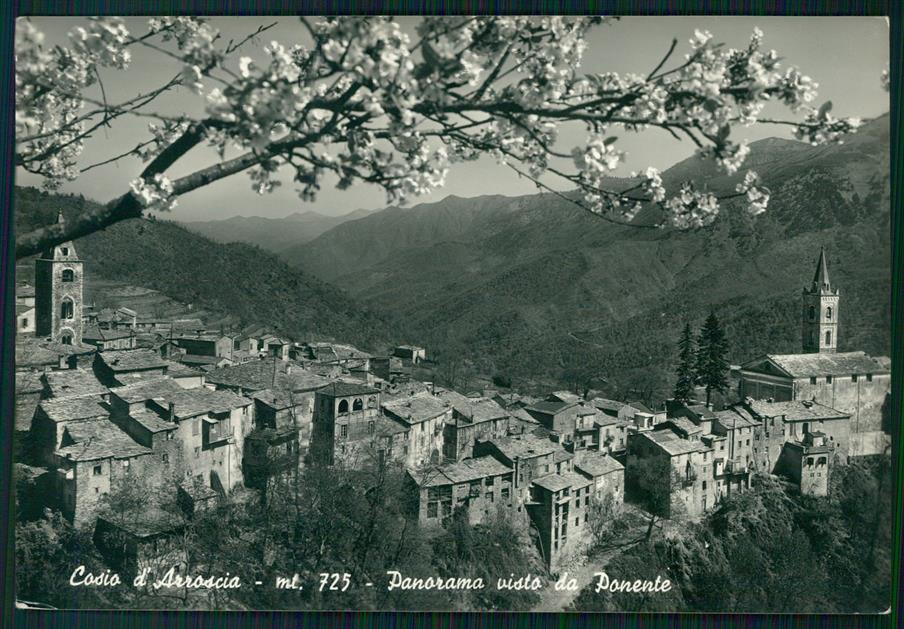 Imperia Cosio d'Arroscia Panorama da Ponente Foto FG cartolina MZ5063 – fronte