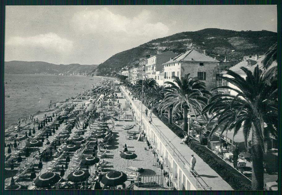 Savona Alassio Passeggiata a Mare Foto FG cartolina MZ5064 – fronte