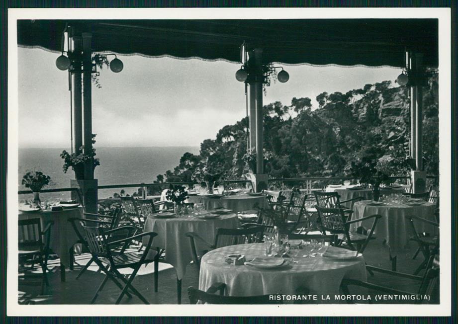 Imperia Ventimiglia Ristorante La Mortola Foto FG cartolina MZ5074 – fronte