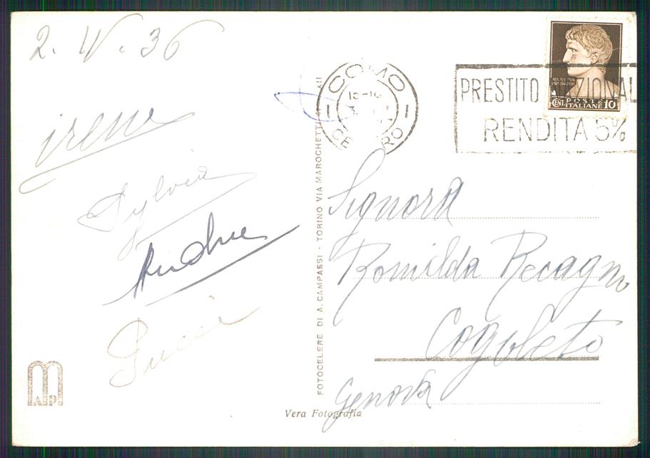 Como città Lago di Battello Foto FG cartolina MZ5088 – retro