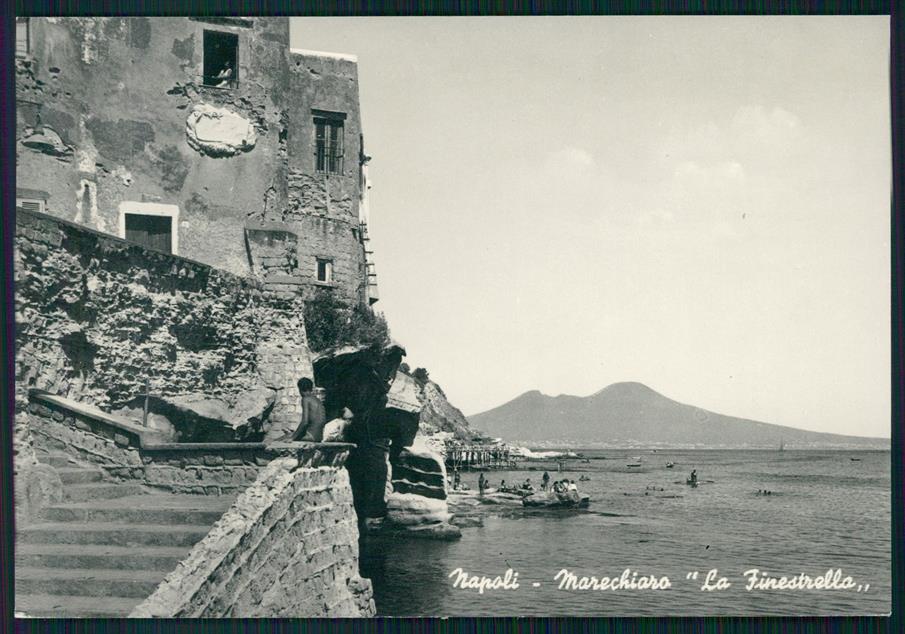 Napoli città Marechiaro La Finestrella Foto FG cartolina MZ5096 – fronte