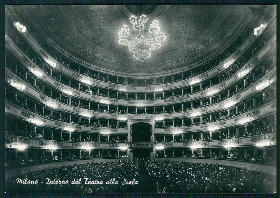 Milano città Interno Teatro alla Scala Foto FG cartolina MZ5113 – fronte