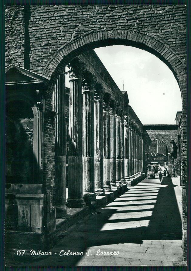 Milano città Colonne San Lorenzo Foto FG cartolina MZ5123 – fronte