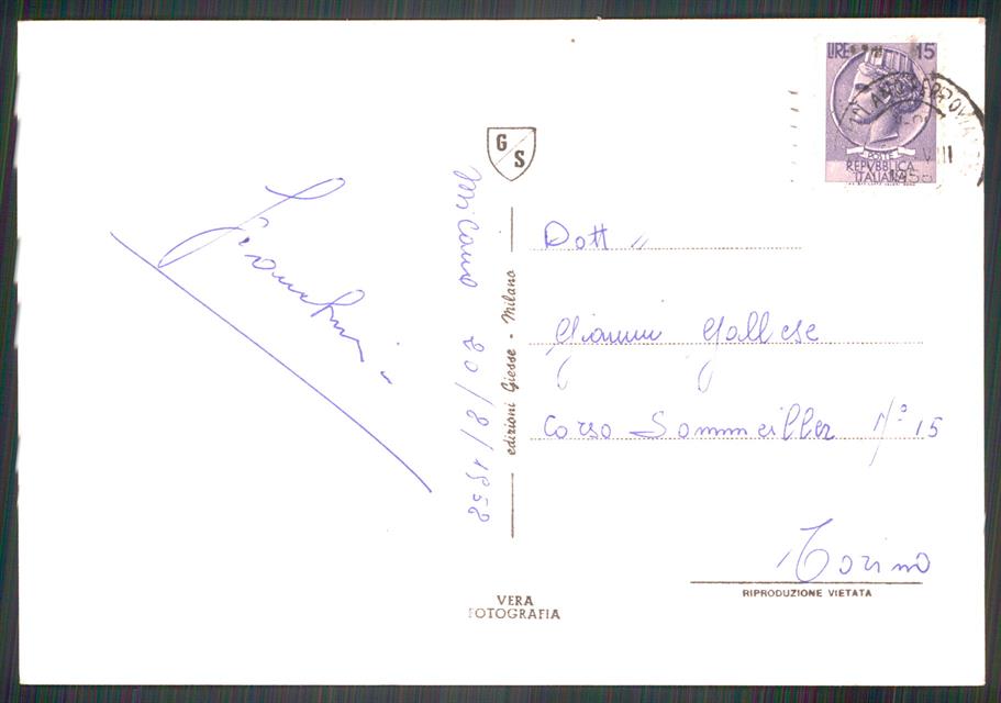 Milano città Porta Vittoria Auto Foto FG cartolina MZ5127 – retro