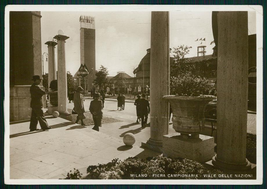 Milano città Fiera Campionaria Via delle Nazioni Foto FG cartolina MZ5128 – fronte