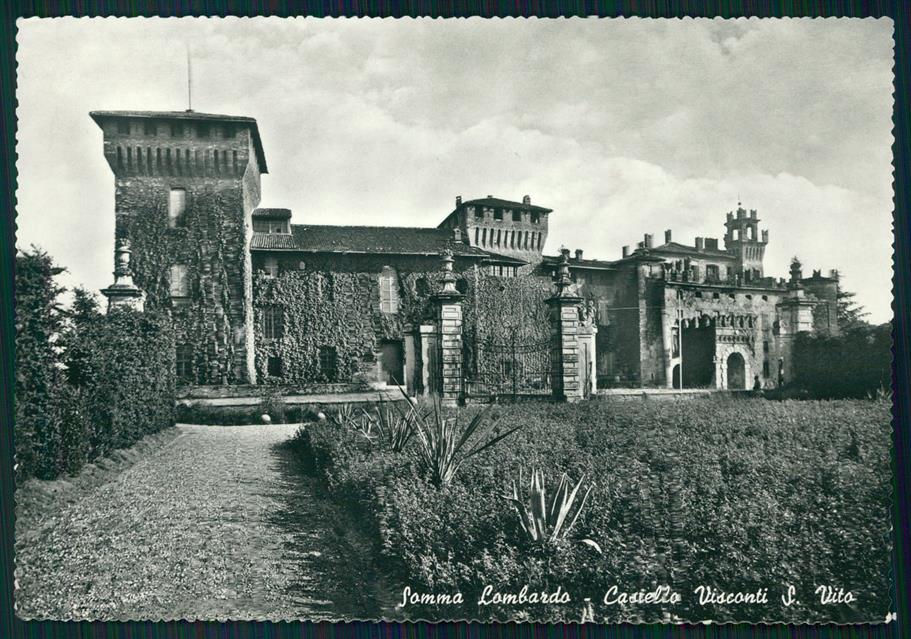 Varese Somma Lombardo Castello Visconti San Vito Foto FG cartolina MZ5141 – fronte