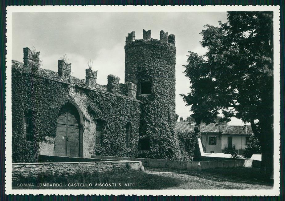 Varese Somma Lombardo Castello Visconti San Vito Foto FG cartolina MZ5142 – fronte