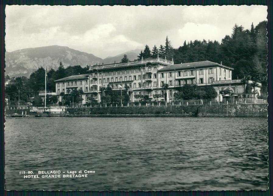 Como Bellagio Lago di Como Hotel Grande Bretagne Foto FG cartolina MZ5156 – fronte