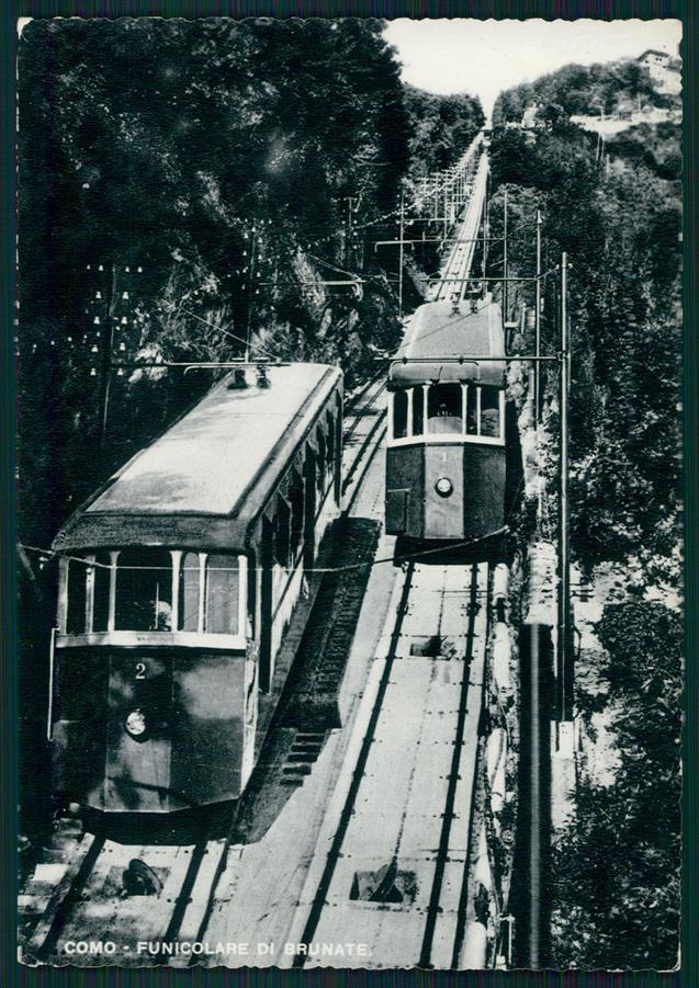 Como città Funicolare di Brunate Foto FG cartolina MZ5160 – fronte