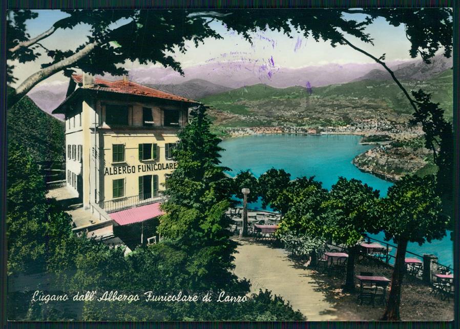 Svizzera Lugano Lago di Funicolare di Lanzo Foto FG cartolina MZ5161 – fronte