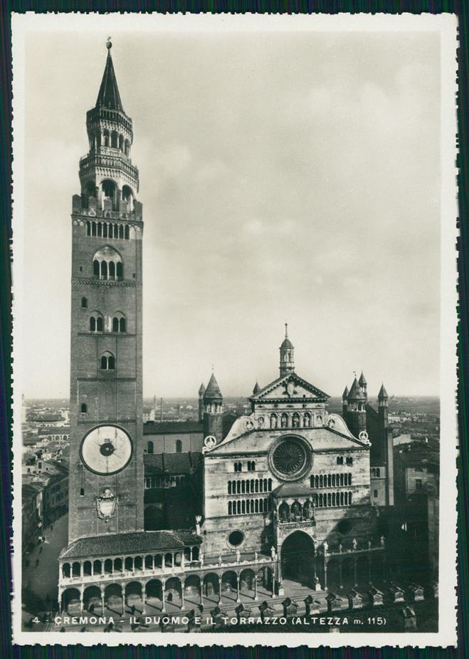 Cremona città Duomo Il Torrazzo Foto FG cartolina MZ5165 – fronte
