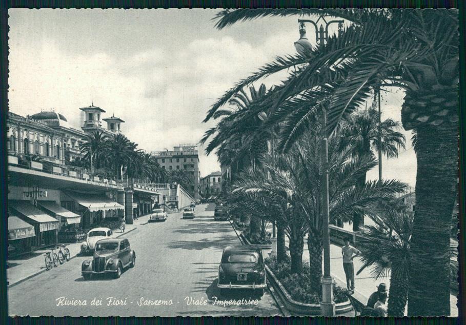 Imperia Sanremo Viale Imperatrice Auto FG cartolina MZ5184 – fronte