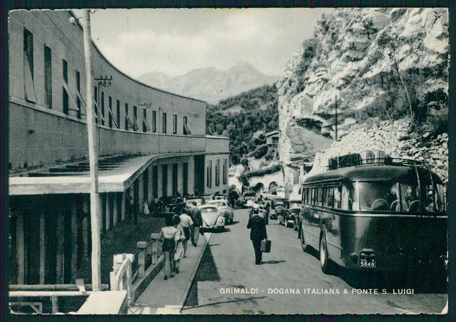 Imperia Ventimiglia Grimaldi Dogana Corriera Auto Foto FG cartolina MZ5187 – fronte