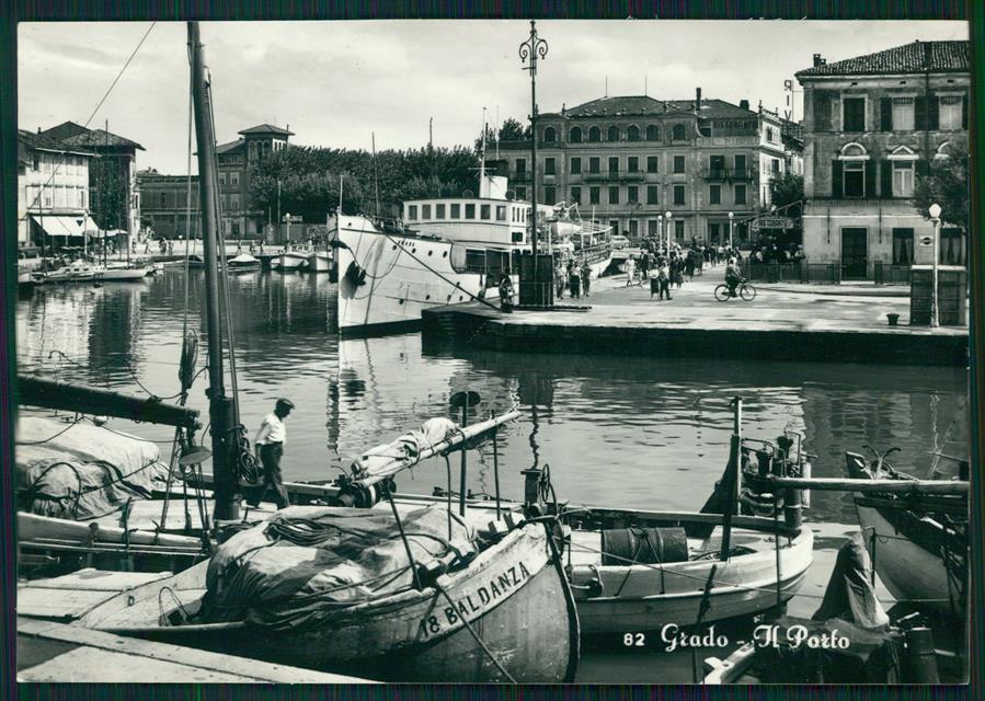 Gorizia Grado Porto Barche Foto FG cartolina MZ5197 – fronte
