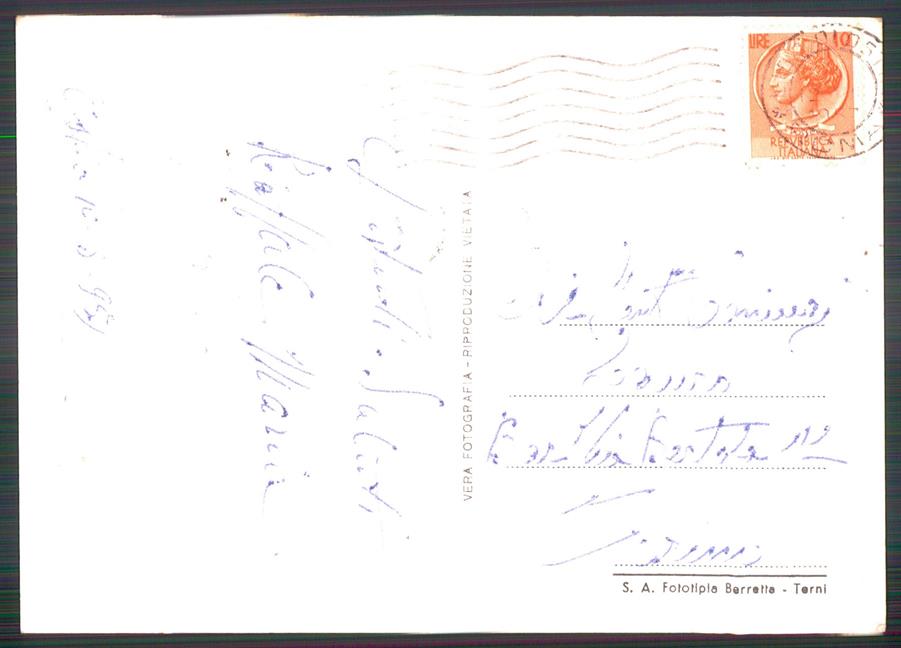 Roma città Lido di Auto PIEGA Foto FG cartolina MZ5205 – retro