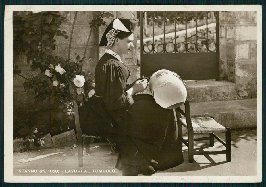 L'Aquila Scanno Costume PIEGA Foto FG cartolina MZ5212 – fronte
