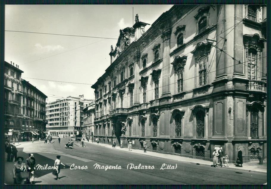 Milano città Corso Magenta Palazzo Litta Foto FG cartolina MZ5224 – fronte