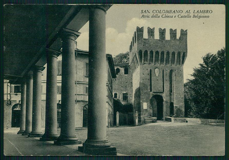 Milano San Colombano al Lambro Castello Bergioioso STRAPPINO FG cartolina MZ5245 – fronte