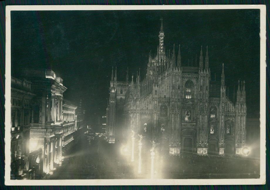 Milano città Piazza Duomo Fascismo Foto FG cartolina MZ5258 – fronte